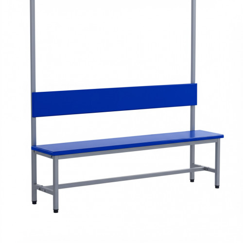 Мягкая скамейка для раздевалки 2,0м, односторонняя