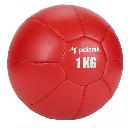 Медицинбол 1 кг, (искусственная кожа)