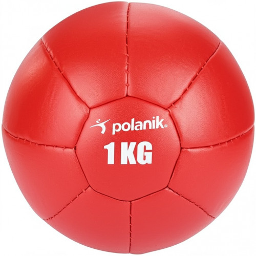 Медицинбол 1 кг, (искусственная кожа)