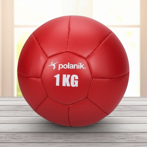 Медицинбол 1 кг, (искусственная кожа)