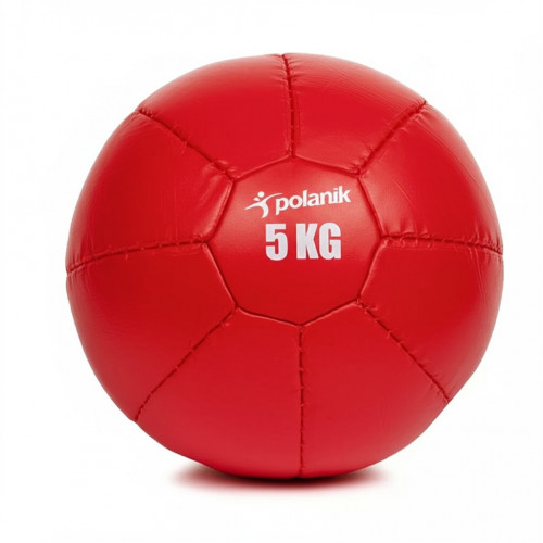 Медицинбол 5 кг, (искусственная кожа)