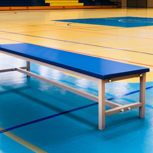 Скамейка для раздевалок без спинки "кушетка" мягкая 2,0м