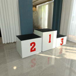 Пьедестал для победителей (металлический каркас)