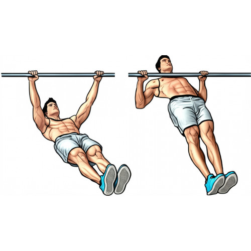 Низкая перекладина для подтягивания из виса лежа