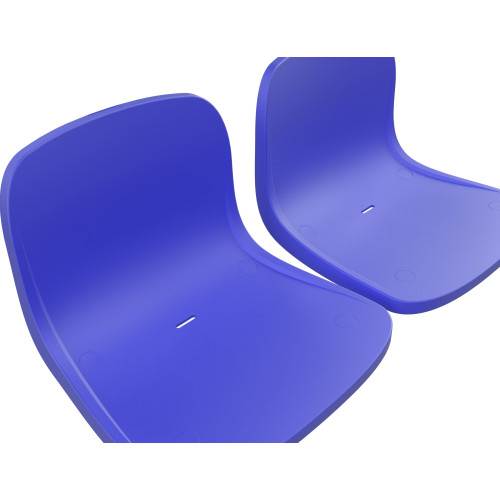 Сидение/кресло пластиковое ИСКРА - 4 крепления