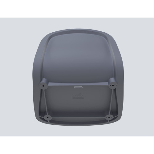 Сидение/кресло пластиковое ИСКРА - 4 крепления